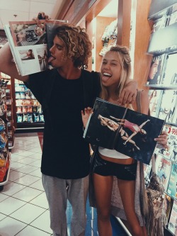 jayalvarrez:  Congrats to my babe for landing the cover of surfer