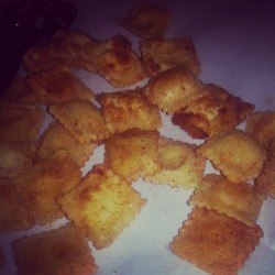What do y'all know about #fried #ravioli
