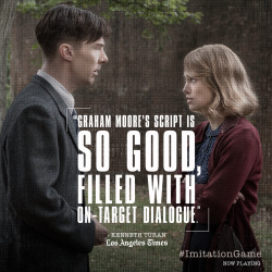 theimitationgameofficial:  Los Angeles Times recognizes the genius