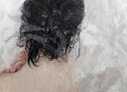 idreamofaworldofcouture:  Paintings by Alyssa Monks 