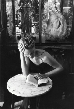 boulez33:  What is she reading?  Turgenev?  Faulkner?  Plath? 