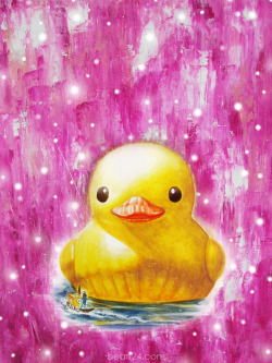 beart24:  Giant Duck pink 