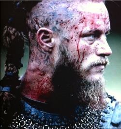A great profile shot of Ragnar (portrayed by the intensely charismatic