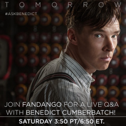 theimitationgameofficial:  Join Fandango and The Imitation Game