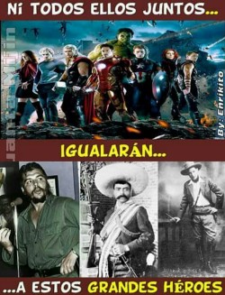 humorhistorico:  Héroes latinoamericanos, desde 1812 dando lo
