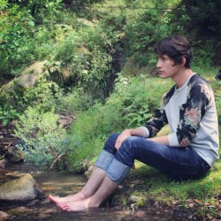 I felt the #earth beneath my #feet sat by the #river and it made