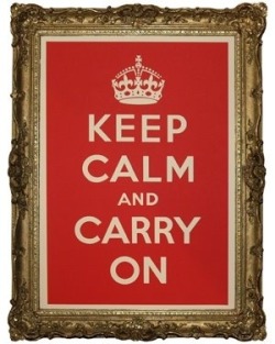 Historia del “Keep Calm And Carry On”Sin querer,
