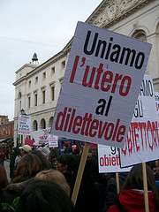 Manifestazione a Chioggia, ieri. Dettagli qui