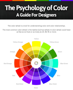 lifemadesimple:  The Psychology of Colour - A Guide for Designers.