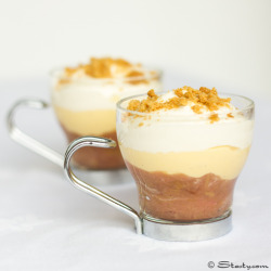 in-my-mouth:  Rhubarb and Custard Trifles 