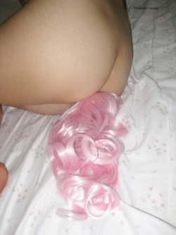 My other pink ponytail sets www.foxytail11.tumblr.com