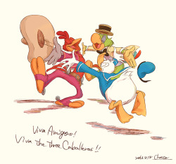 chaico:My Gallery of The Three Caballeros,I love you. http://chacckco.deviantart.com/gallery/36322137