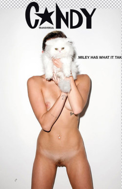 allcolorsindirections:  Miley Cyrus Candy Magazine Shoot  I would
