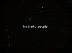 moon–wolf:  tired of people. | via Tumblr on We Heart It.