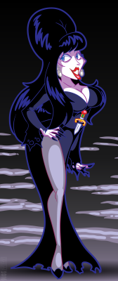 I wanted to draw Elvira… So I drew Elvira. ‘Nuff said.