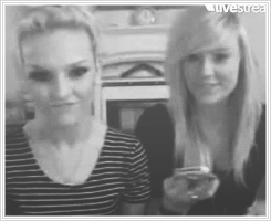  Perrie and her glasses at twitcam.       