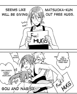 grallais:  Seems like Matsuoka-kin will be giving out free hugs.  ううりん