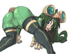 zskynsfw:  (x) (x)Daily doodle practice featuring Asui Tsuyu