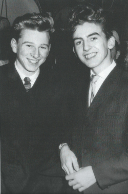 thateventuality:  Scan - Arthur Kelly and George Harrison, aged