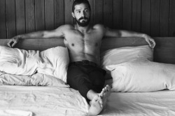 nickarbocker:  Shia LaBeouf Is Nearly in the Buff for Interview
