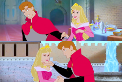 mickeyandcompany:  Prince Phillip and Princess Aurora in Disney