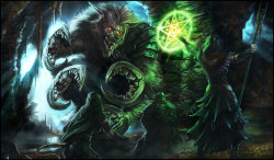 thetygre:  Demon Gnoll Attack by Emortal982 