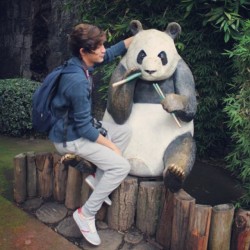 I found this old pic xD me and a #panda