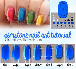 lookathernails:  I made a tutorial for all of you on how to do