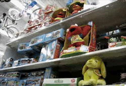  “Code 13. We have a suicidal Elmo in isle 8.” 