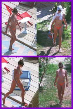 nude-celebz:  Elizabeth Hurley topless