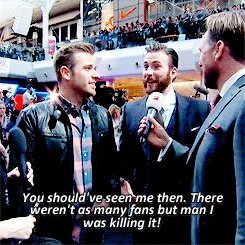 winterwldow:  Chris Evans embarrassed by his brother Scott at