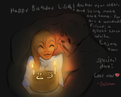 lady-zemmy: To my amazing, and very special best friend @luluthir