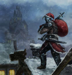 skyrimaddiciton:  Santa Comes To Skyrim by Entar0178 