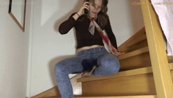 2pee4you:  Peeing Explosion The Gif is in slow motion! In the