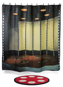 blktauna:  tzikeh:  Transporter room shower curtain and bath