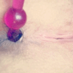 Anal beads…. mmmm felt so good in my tight little ass.