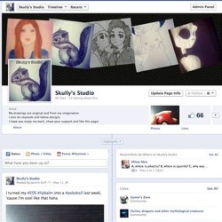skullyrocker:  This is my page just for my art. I do requests