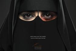 The first women’s abuse ad to ever run in Saudi Arabia.