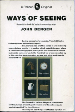 moma:  Ways of Seeing by John Berger. Magritte’s La Clef