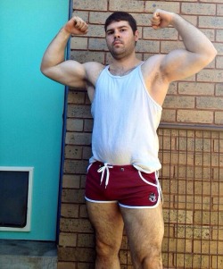 gimmedatdic:  He’s a decent looking cub - furry, uncut, and
