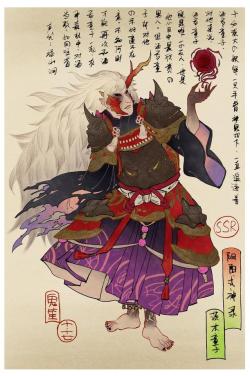 tanuki-kimono:  [Part. 5/6] Onmyoji  (阴阳师)     mythical