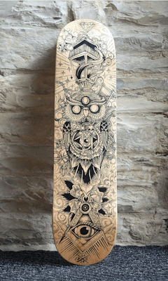 thedailyboard:  Skateboard decks made by Red Central (PART