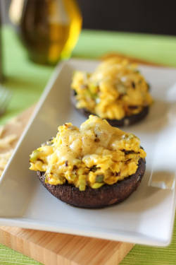 foodopia:  breakfast stuffed mushrooms: recipe here 