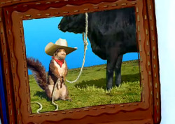 spongebobfreezeframes:  “Back in Texas I wrangled bulls, and
