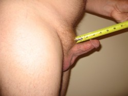 Hubby just doesn’t measure up.  His wife will have to