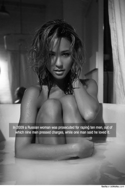 factsandchicks:  In 2009 a Russian woman was prosecuted for raping