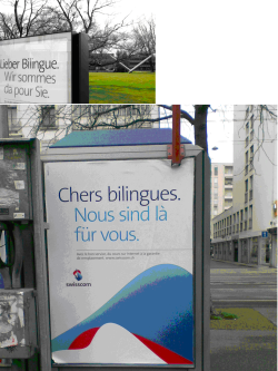 paysage-de-nos-langues:  Code-Mixing français - deutsch (Switzerland)