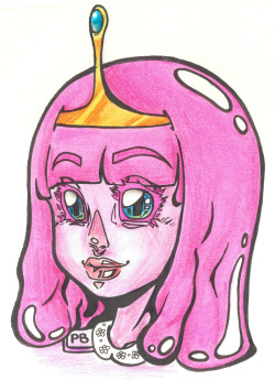 Princess Bubblegum! - Colour Sketch