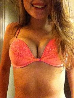 nice perky boobs in a sexy bra. thank you follow her sexdrugsandkittens: