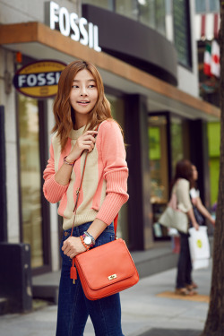 koreanmodel:Song Haena by Kong Younggyu for Fossil Korea 2013